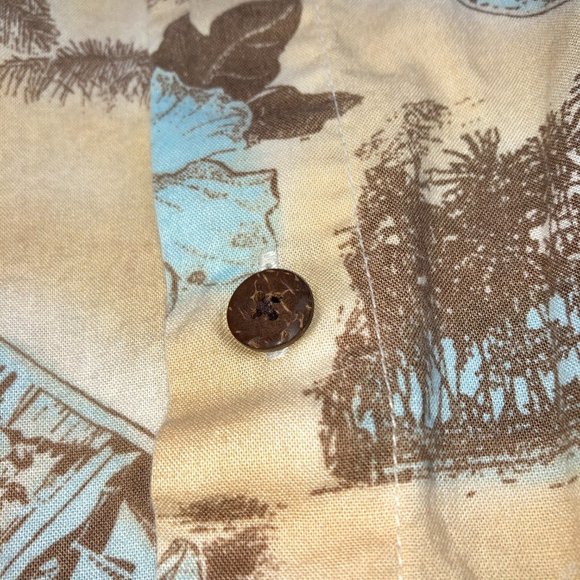 Vintage Joe Kealoha's Reyn Spooner Button Up Hawaiian short sleeve Shirt  Sz L - Picture 7 of 8